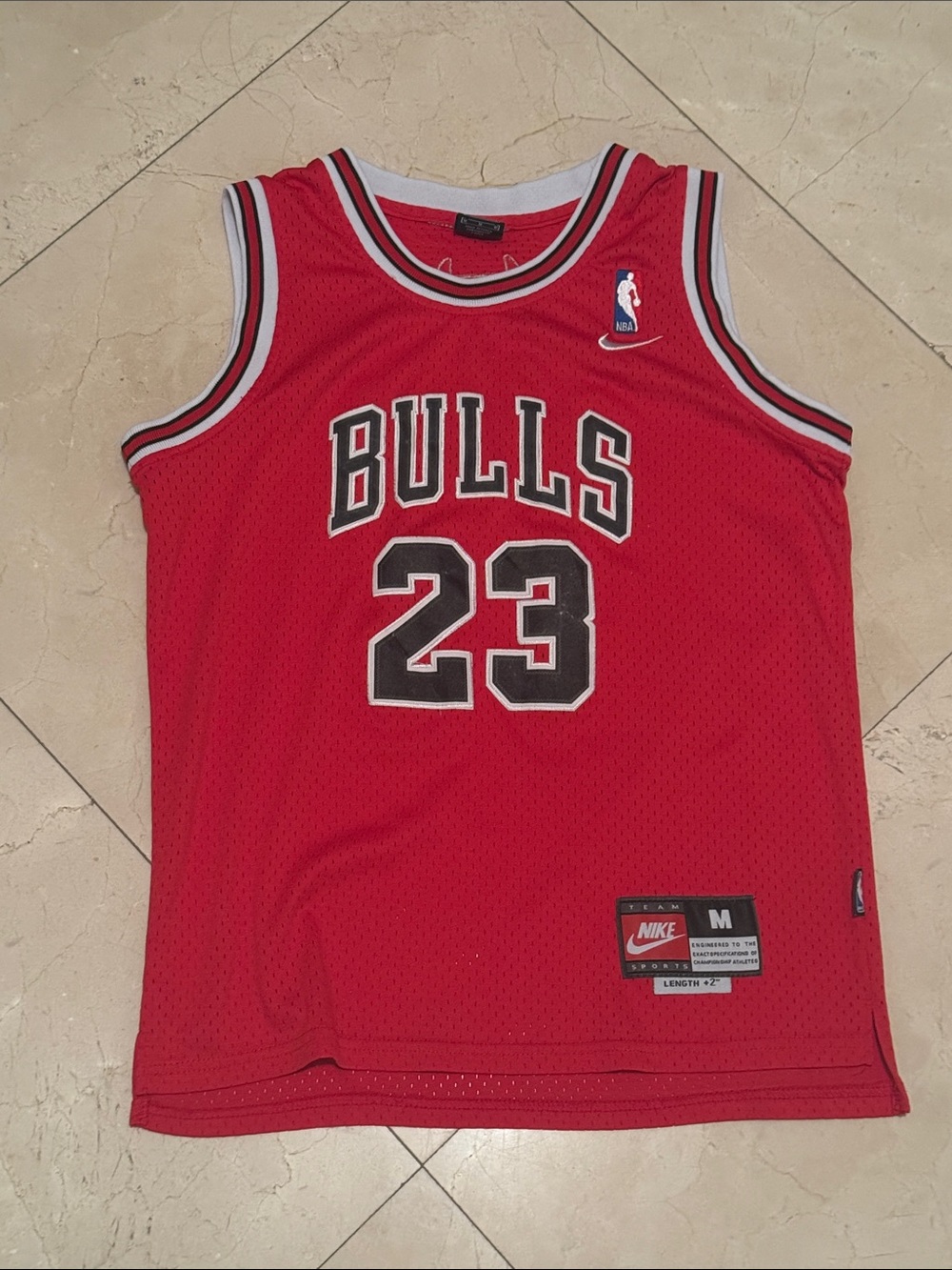 Authentic Michael Jordan Chicago Bulls Basketball Jersey